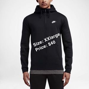 Nike zip up hoodie